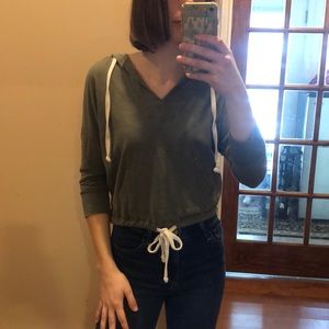 Small Green American Eagle top!